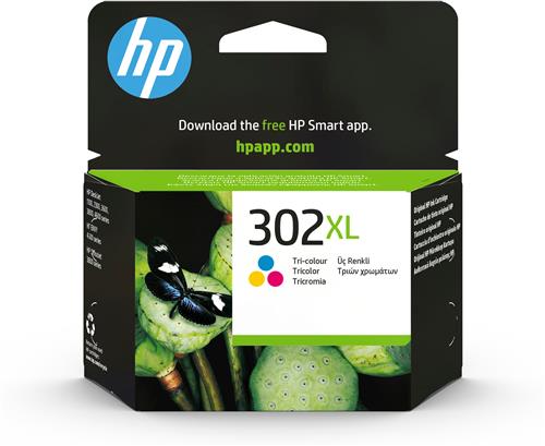 HP 302XL High Yield Tri-color Original Ink Cartridge cartuccia d'inchiostro 1 pz Resa elevata (XL) Ciano, Magenta, Giallo