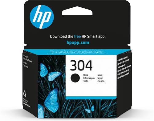 HP 304 Black Original Ink Cartridge cartuccia d'inchiostro 1 pz Resa standard