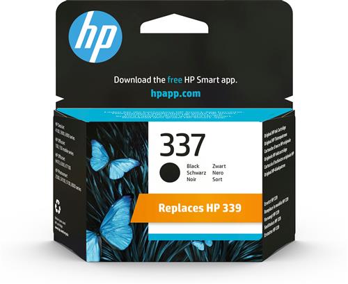 HP 337 Black Original Ink Cartridge cartuccia d'inchiostro 1 pz Resa standard
