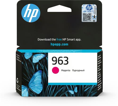HP 963 Magenta Original Ink Cartridge cartuccia d'inchiostro 1 pz Resa standard