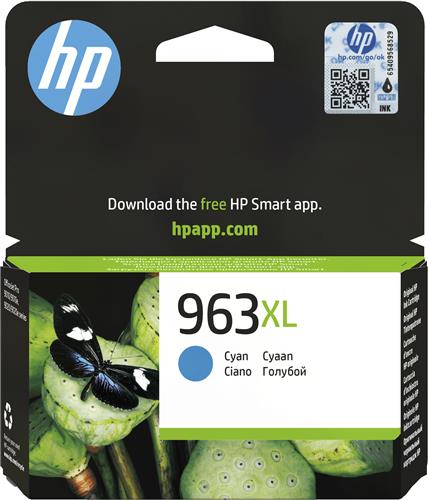 HP 963XL High Yield Cyan Original Ink Cartridge cartuccia d'inchiostro 1 pz Resa elevata (XL)