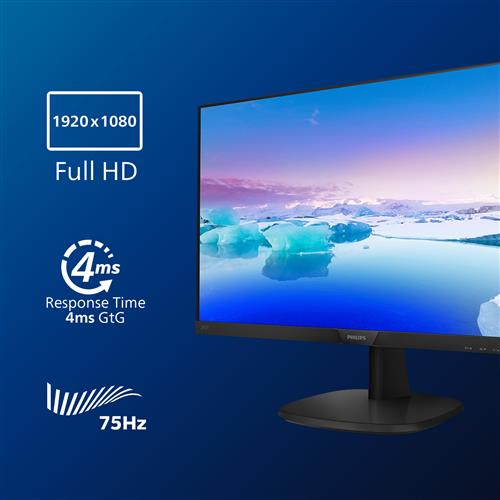 Philips V Line 243V7QDAB/00 LED display 60,5 cm (23.8) 1920 x 1080 Pixel Nero