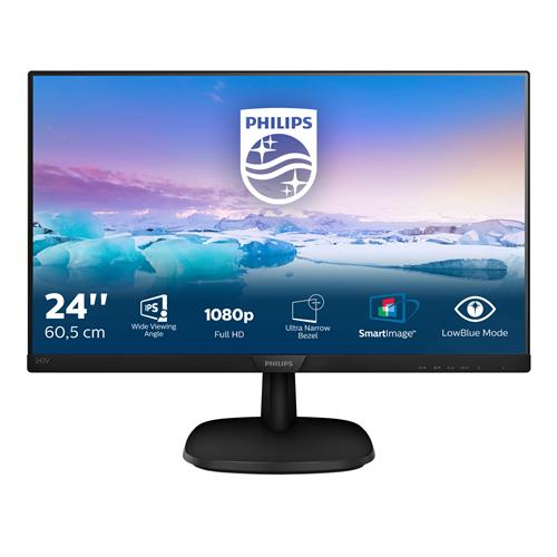 Philips V Line 243V7QDAB/00 LED display 60,5 cm (23.8) 1920 x 1080 Pixel Nero