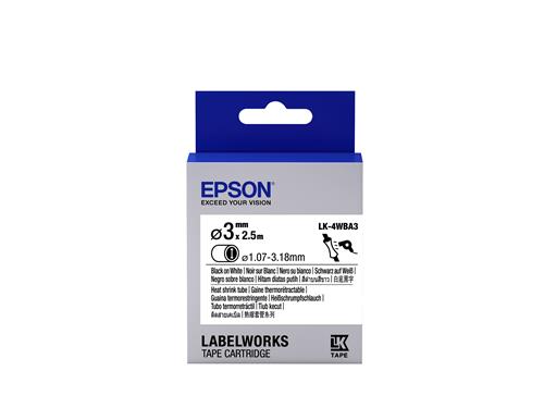 Epson LK-4WBA3 nastro per etichettatrice Nero su bianco