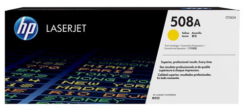 HP 508A Yellow Original LaserJet Toner Cartridge cartuccia toner 1 pz