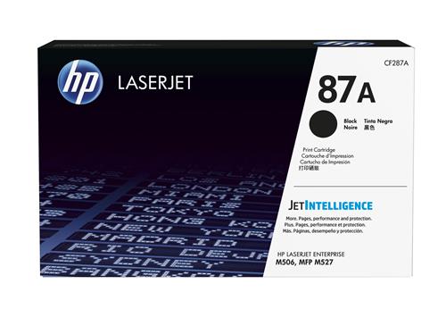 HP 87A Black Original LaserJet Toner Cartridge cartuccia toner 1 pz