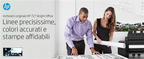 HP Cartuccia inchiostro nero opaco DesignJet 727, 130 ml